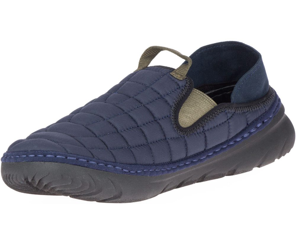 Merrell Barefoot Sko Herre - Hut Moc - Mørkeblå - KZP310865